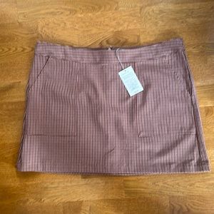 Brand New Plaid mini skirt - A New Day Size L